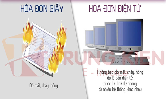 hóa đơn điện tử thay cho hóa đơn giấy