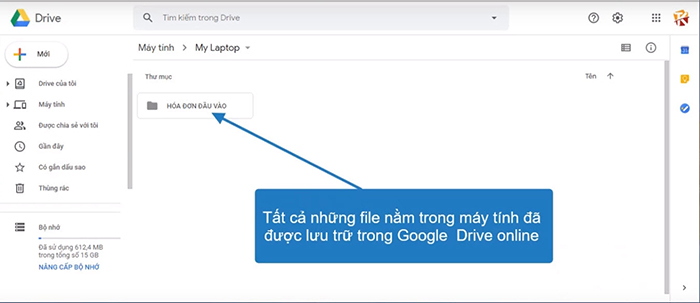 lưu trữ hóa đơn đầu vào bằng gmail