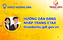 Video hướng dẫn đăng nhập trang thuedientu.gdt.gov.vn