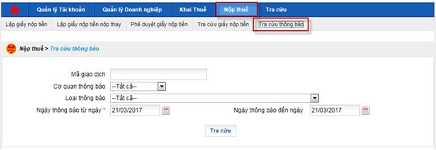 nộp thuế điện tử