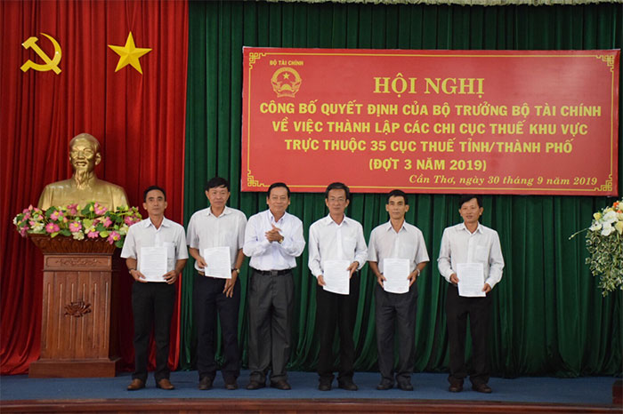 cục thuế cần thơ sáp nhập