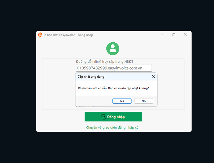 in hàng loạt file pdf trong hoa don easyinvoice