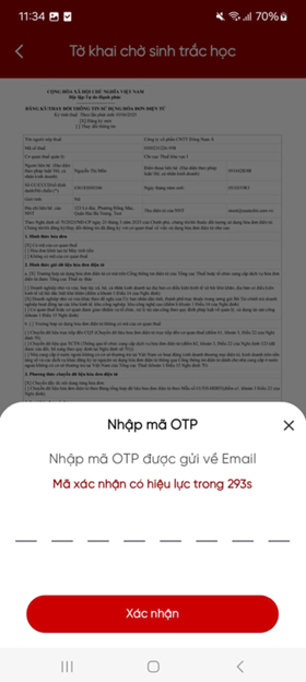 xac thuc to khai dky hoa don